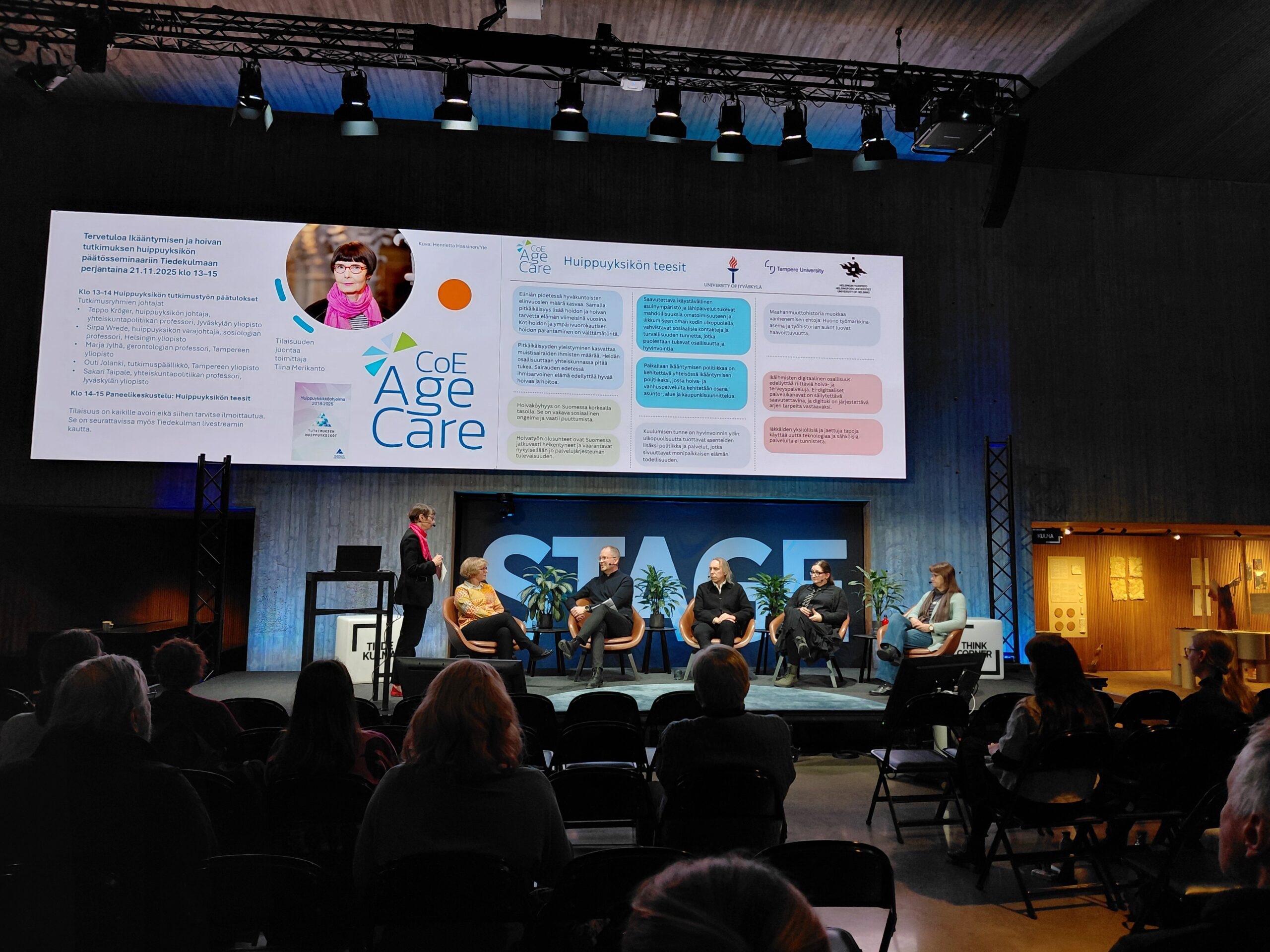 Ikääntymisen ja hoivan  huippuyksikön (CoEAgeCare ) päätösseminaari